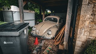 SUPER RARE 1950S Beetle Sat For Over a Decade DRIVEWAY Finds F500 Race car BMW isetta IMSTOKZE 🇬🇧 [upl. by Ytomit]