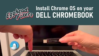 How To Install Chrome Operating System On Your Dell Chromebook With a USB [upl. by Endor]