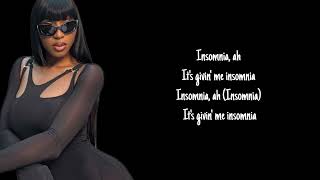 Normani  Insomnia Lyrics [upl. by Cherise]