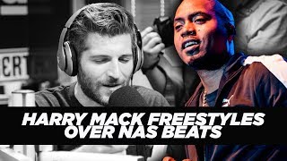 Harry Mack Freestyles Over Nas Beats To Celebrate Nas Birthday [upl. by Elyad]