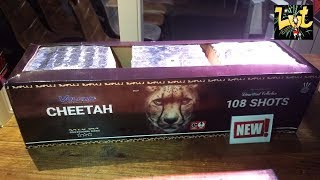 Cheetah 108 Shots Compound Vulcan Europe Fireworks NIEUW 2019 4K [upl. by Loydie129]