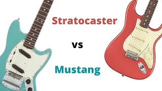 Fender Mustang vs Stratocaster 90s indie rock backing track [upl. by Strickland]