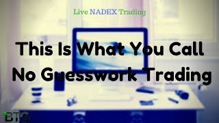 This Is What You Call No Guesswork Trading  Live NADEX Trade [upl. by Ianteen929]