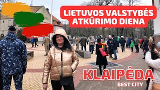 Lietuvos valstybės atkūrimo diena KLAIPĖDA [upl. by Gnoc812]