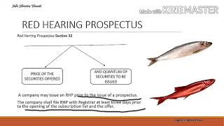 Prospectus Contents Types of Prospectus [upl. by Sadick]