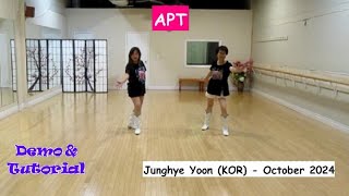 APT  Line Dance Dance amp Teach  Junghye Yoon  Regina Cheung [upl. by Shulins]