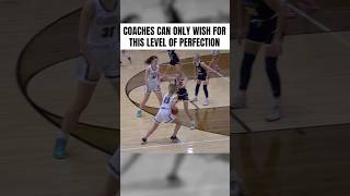 COACHES CAN ONLY WISH FOR THIS LEVEL OF PERFECTION highschoolbasketball basketballhighlights [upl. by Ruzich]