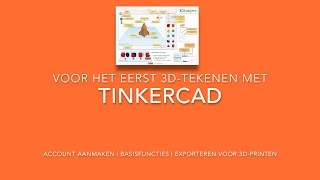 3D tekenen met Tinkercad  3Dkanjers [upl. by Aioj]