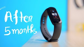 Amazfit Band 5 review after 5 months of use [upl. by Haines]