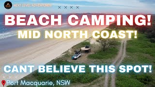 I CANT Believe You Can Camp HERE Exploring Port Macquaries Beaches Mid North Coast Beach Camp [upl. by Miner]