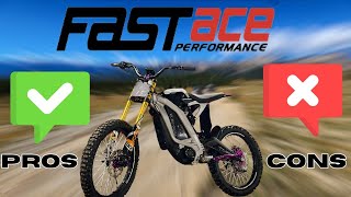 FAST ACE FULL SUSPENSION PROS AND CONS FOR SURRON [upl. by Scheider31]