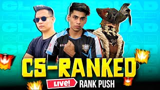 🔴Live CS New Season👽Top 1 Grandmaster Push😎3375 Hard Days Pushing🔥 Garena Free Fire [upl. by Nyladnarb]