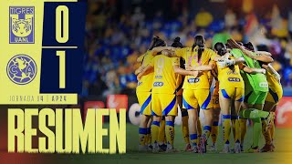 📹 El Resumen Femenil  Tigres 0  1 América Femenil  Jornada 14  Apertura 2024  Liga MX Femenil [upl. by Oiramal]