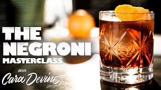 How to make The Negroni cocktail  Masterclass [upl. by Enos]