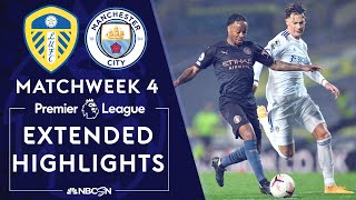 Leeds United v Manchester City  PREMIER LEAGUE HIGHLIGHTS  1032020  NBC Sports [upl. by Demetria]