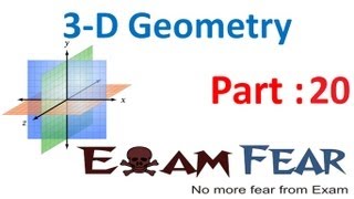 Maths 3 Dimensional Geometry part 20 Plane through 3 points CBSE class 12 Mathematics XII [upl. by Naivaf]