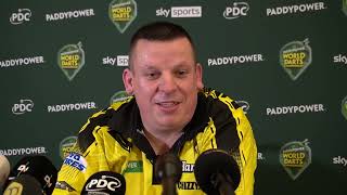 PDC Dart WM 2024  Dave Chisnall quotDie WMBühne zu betreten ist immer noch besondersquot [upl. by Wilinski806]