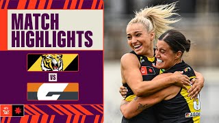 Richmond v GWS Giants Highlights  Week Two 2024  AFLW [upl. by Nino851]