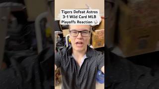 Tigers Defeat Astros 31 Wild Card MLB Playoffs Reaction ⚾️ [upl. by Virg]