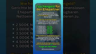 TASCHENGELD FÜR DEN EHEPARTNER 😳💰🚨 finanzen geld vermögensaufbau [upl. by Elka390]