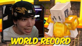 SPREEN REACCIONA AL NUEVO WORLD RECORD DE MINECRAFT [upl. by Georgy]