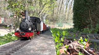 Andampfen der Saison auf der Gartenbahn [upl. by Eilyak]