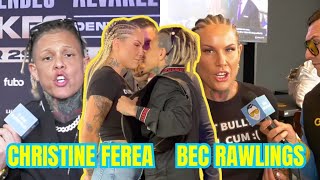 Bec Rawlings amp Christine Ferea Juicy War of Words [upl. by Ulphi269]