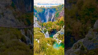 Stunning places to visit in Europe  Croatia Plitvice lake national parktourism [upl. by Kain756]