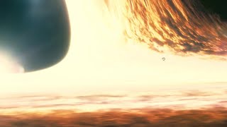 인터스텔라  블랙홀 씬 Interstellar  black hole scene [upl. by Nonnah]