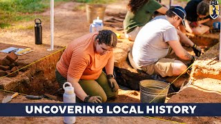 UNCG students uncover local history at Old Salem archaeological site [upl. by Deina216]