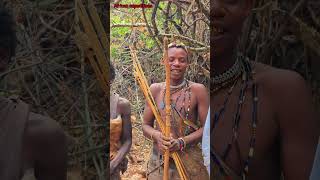 hadzabe tribe chief speaking clicking language [upl. by Alegnat626]