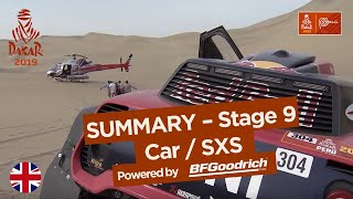 Summary  CarSxS  Stage 9 Pisco  Pisco  Dakar 2019 [upl. by Purcell108]