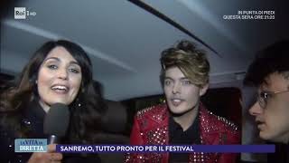 Sanremo 2018  Larrivo dei Big nella città dei fiori  La Vita in Diretta 05022018 [upl. by Corabelle28]