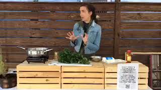 Tatsoi Asian Spinach Salad Recipe Demo amp Organic Farmer Interview [upl. by Victory]