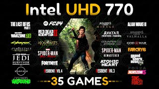 Intel UHD Graphics 770  Test in 35 Games  UHD 770 [upl. by Valaree]