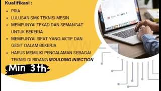 PT SEFONG INDUSTRIES LOWONGAN KERJA BATAM HARI INI LOKER BATAM HARI INI IKLAN KOTA BATAM [upl. by Dde100]