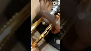 Pipe Bangle Making design video gold shorts 916 viral [upl. by Brosy279]