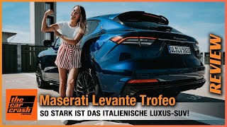 Maserati Levante Trofeo im Test 2022 So stark ist das italienische LuxusSUV Fahrbericht  Review [upl. by Sukram]