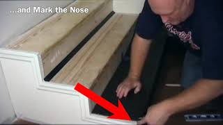 How to Install Rubber Stair Treads [upl. by Allecnirp]