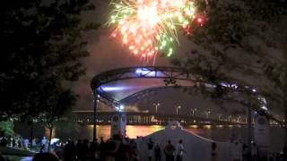 Fireworks over the Manatee River [upl. by Presber585]