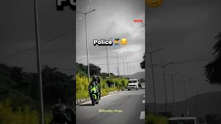 Police 🚓 vs zx10r 🚀🤤🤩 wellie rocket bike crazyrider shorts automobile youtubeshorts zx10r [upl. by Aynom520]