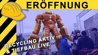 recycling aktiv amp TiefbauLive  Messerundgang Interview mit Messeleitung [upl. by Iroc]