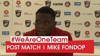 WATCH  Mike Fondop after Boreham Wood [upl. by Adnouqal]