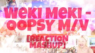 Weki Meki 위키미키  OOPSY MV – REACTION MASHUP [upl. by Aliekat]