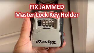 How to Open Jammed Master Lock Key Holder  The DIY Guide  Ep 136 [upl. by Aerdua]