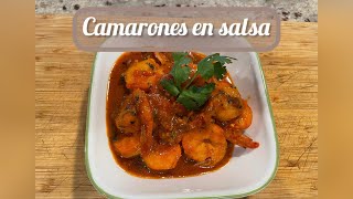 Camarones 🍤 en salsa [upl. by Lewellen]