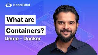 What are Containers  Containerization Explained  Docker Tutorial  KodeKloud [upl. by Warrick839]