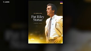 Lakers to honor former coach Pat Riley with a statue on Star Plaza outside Cryptocom Arena [upl. by Forest]