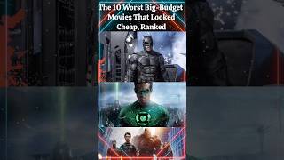 THE WORST BIGBUDGET MOVIES RANKED shorts [upl. by Killian277]