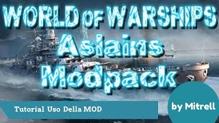 World of warships ita  Tutorial  come usare la mod Aslain [upl. by Vasos]